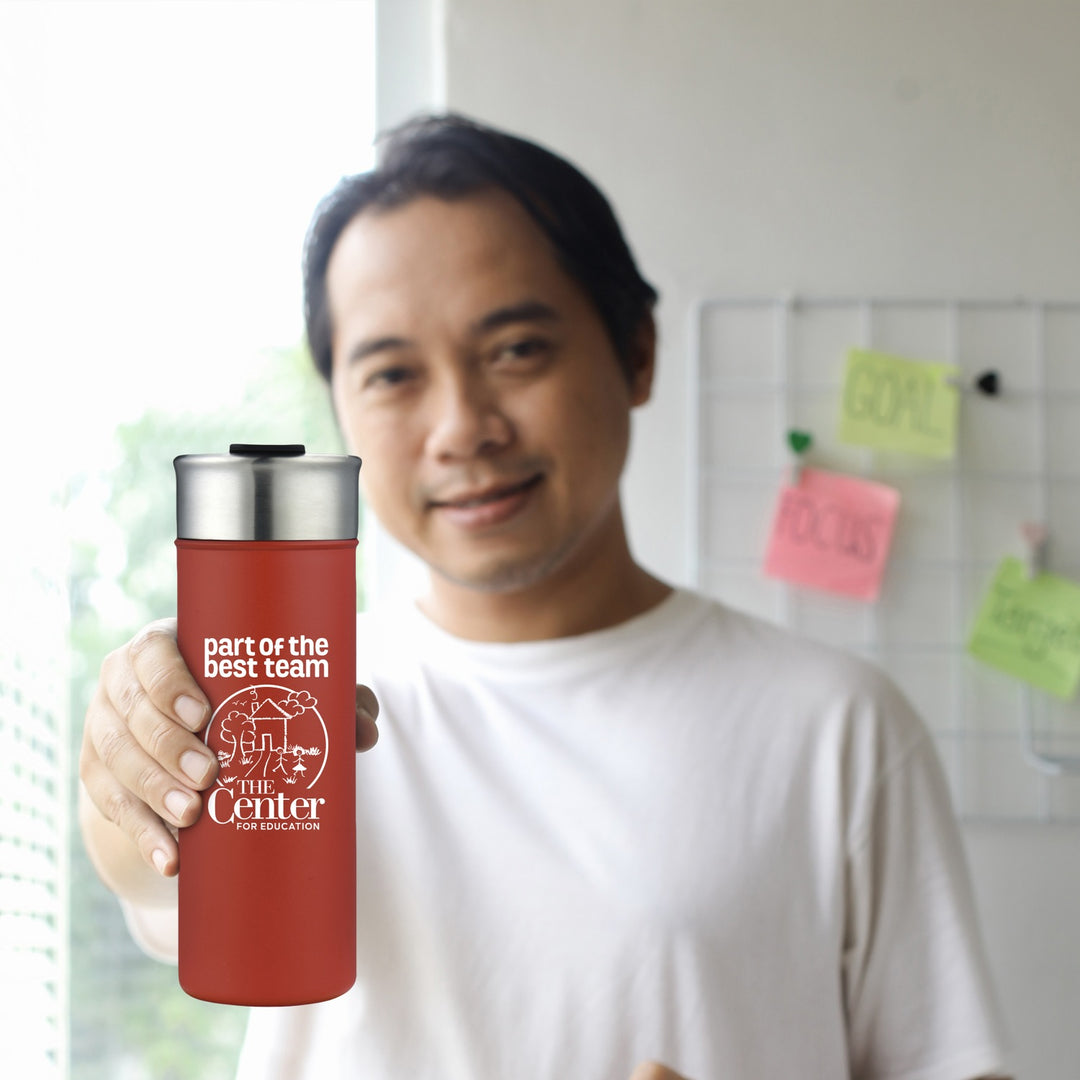 Freeze Guard 18 oz Stainless Steel Slim Tumbler