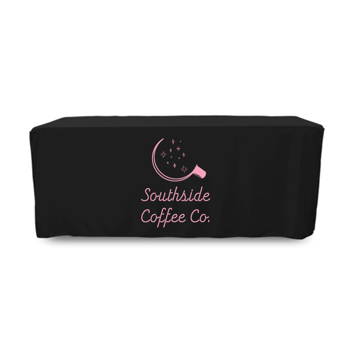 6 ft. Fitted PolyKnit™ Table Cover (One Color Logo)