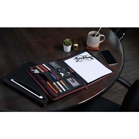 FSC® Mix Pedova™ Recycled Zippered Padfolio