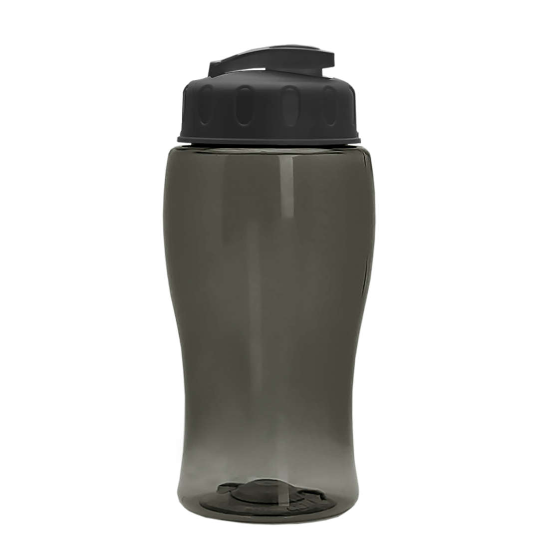 Poly-Pure Jr. - 18 oz. Transparent Bottle with USA Flip