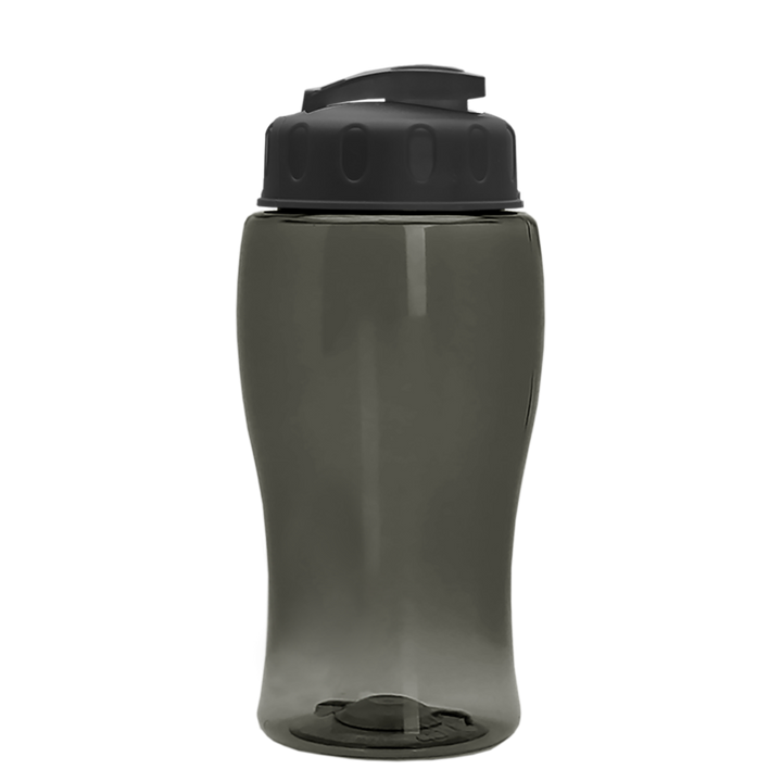 Poly-Pure Jr. - 18 oz. Transparent Bottle with USA Flip