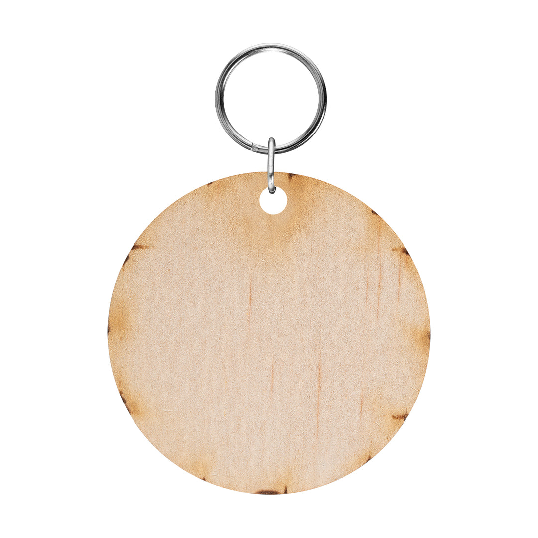 Full Color Wood Key Tag - 6"