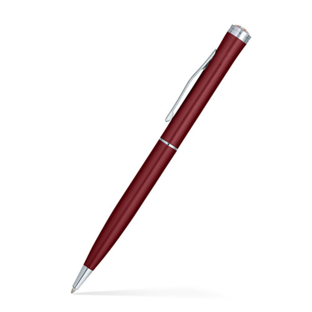 Aluminum Ballpoint Twist Metal Pen w/ Epoxy Dome Accent