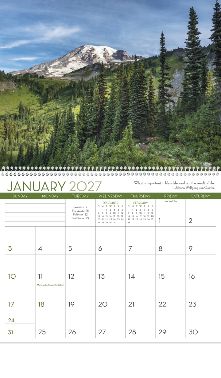 Triumph® Calendars Scenic Inspirations Calendar