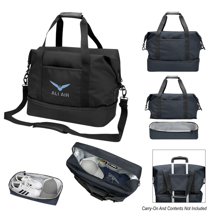 Cutter & Buck® Travel Collection Drop Bottom Weekender