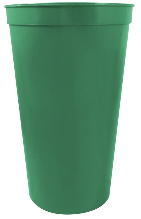 22 oz. Smooth Wall Plastic Stadium Cup