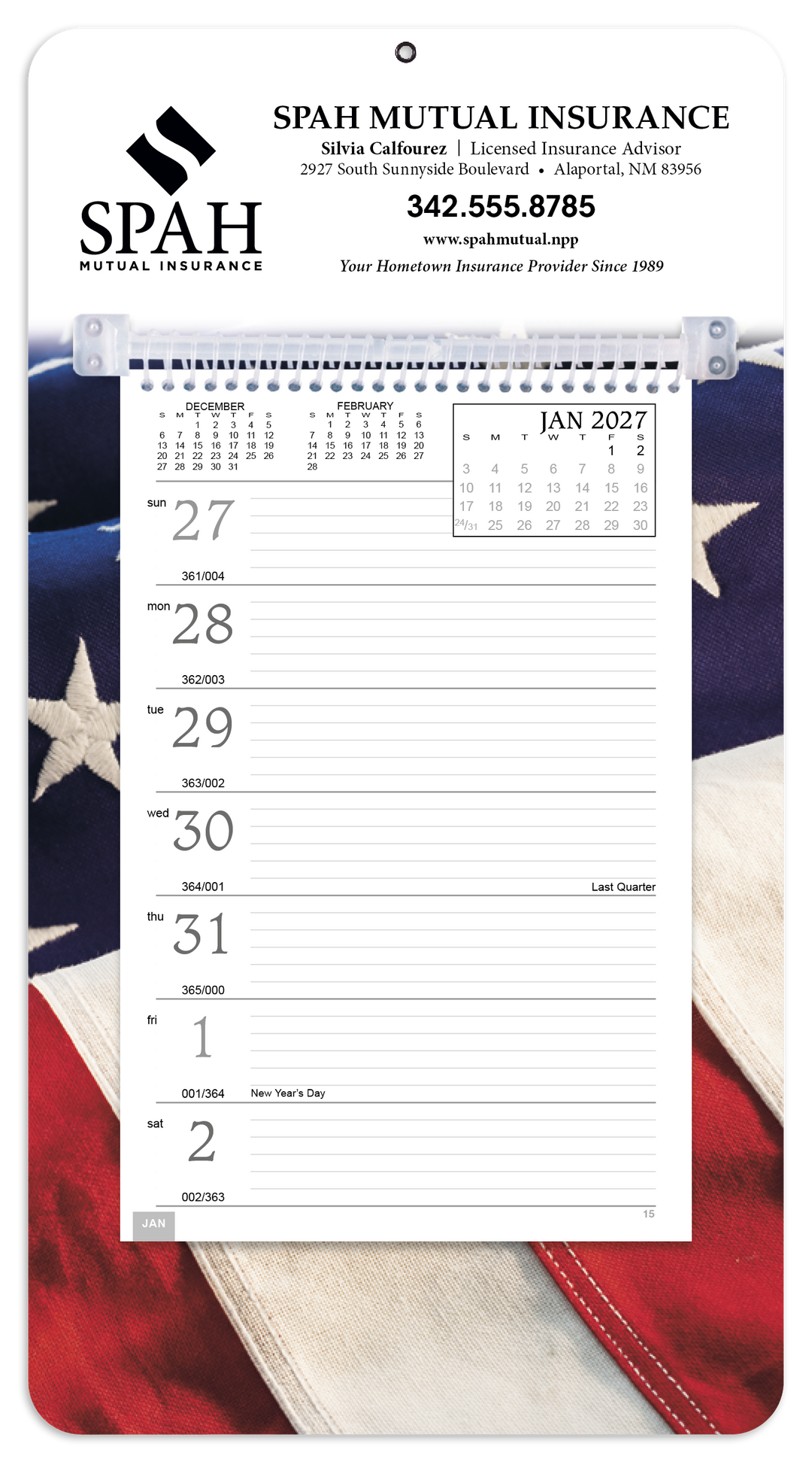 Triumph® Calendars Full-Color Weekly Memo Calendar