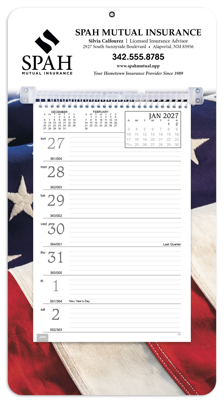 Triumph® Calendars Full-Color Weekly Memo Calendar