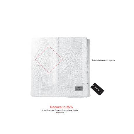tentree Organic Cotton Cable Blanket