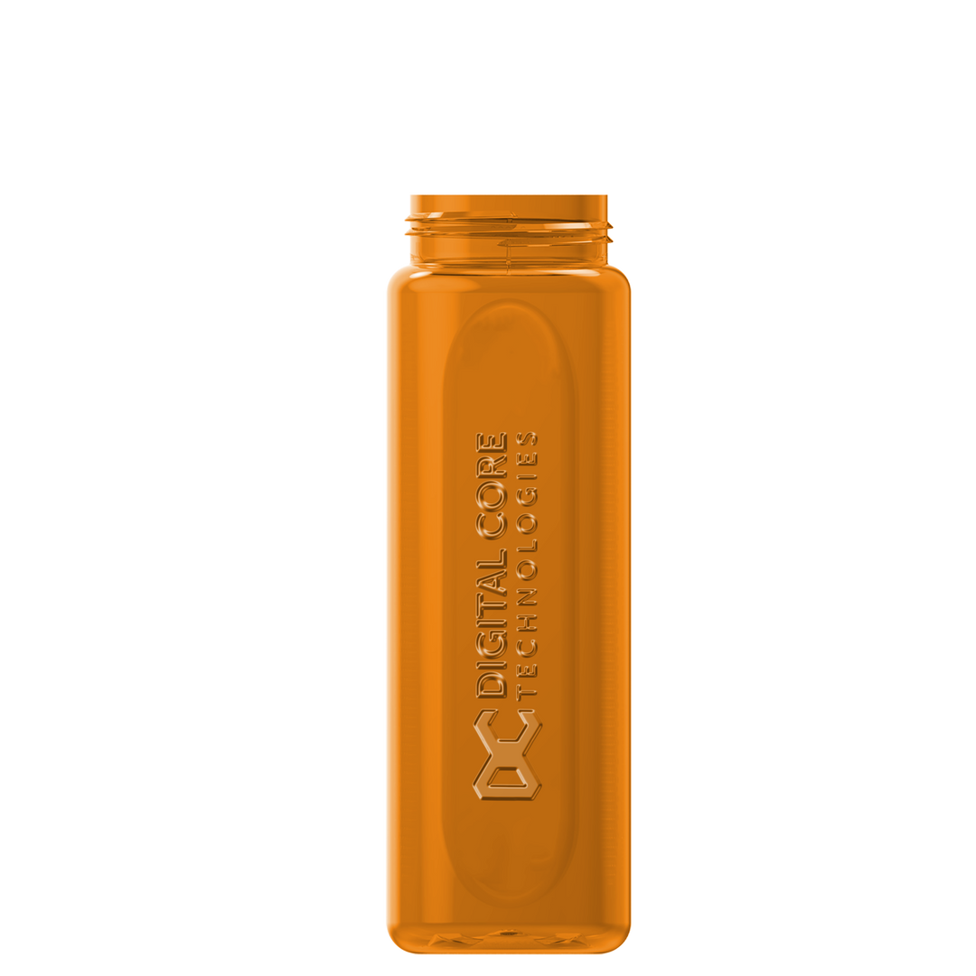 Garyline® Boss Embossed RPET Bottle with Flip-Straw, Swivel Handle Lid - 26 oz.