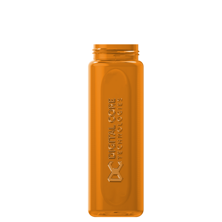 Garyline® Boss Embossed RPET Bottle with Flip-Straw, Swivel Handle Lid - 26 oz.