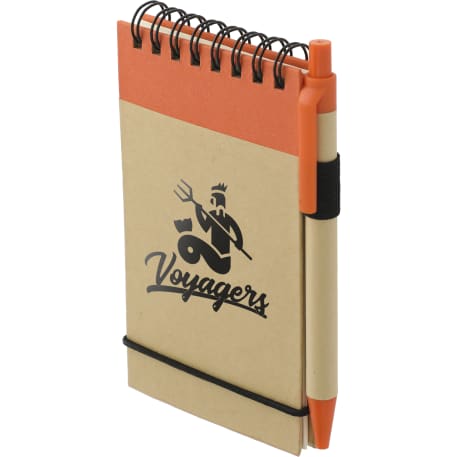 FSC® Mix 5" x 3" Recycled Jotter with Pen