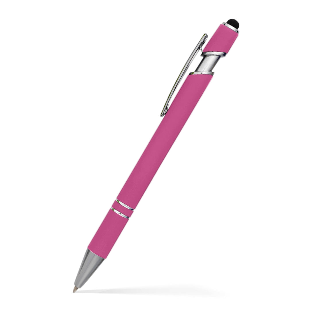Alexandria Stylus Satin Soft Touch Click Metal Pen