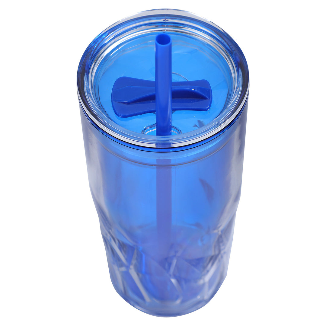 Luster 16 oz 2-in-1 Recycled Acrylic Straw Tumbler
