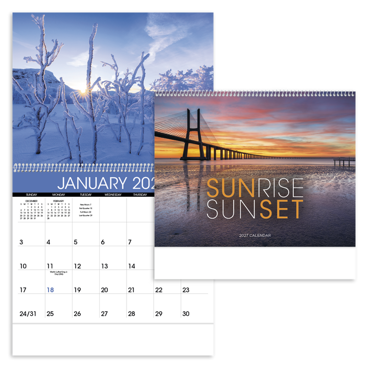 Triumph® Calendars Sunrise Sunset Calendar