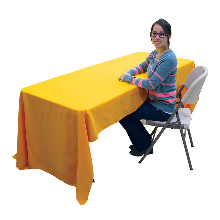 6' LazerLine 3-Sided Throw Full-Color Front Only