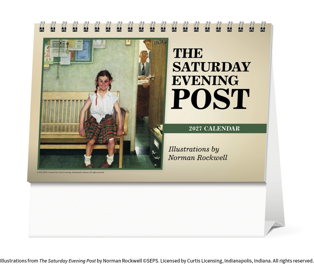 Triumph® Calendars The Saturday Evening Post Large Desk Calendar