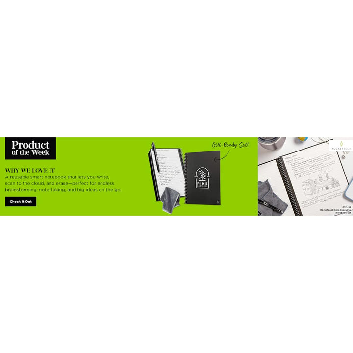 Rocketbook Core Executive Notebook Set