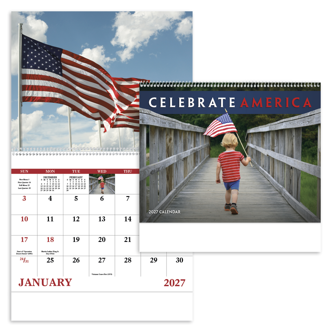 Good Value™ Celebrate America - Spiral Calendar
