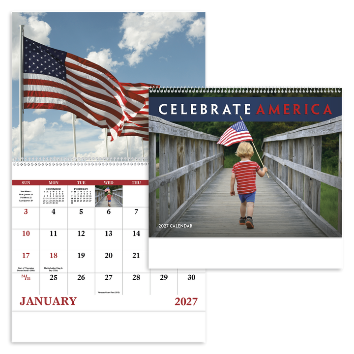 Good Value™ Celebrate America - Spiral Calendar