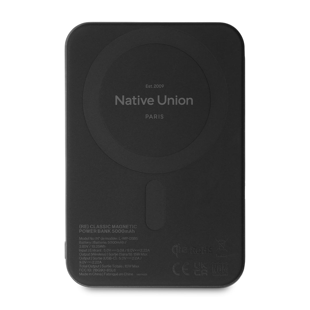 Native Union (RE)Classic Magnetic Power Bank 5000mAh