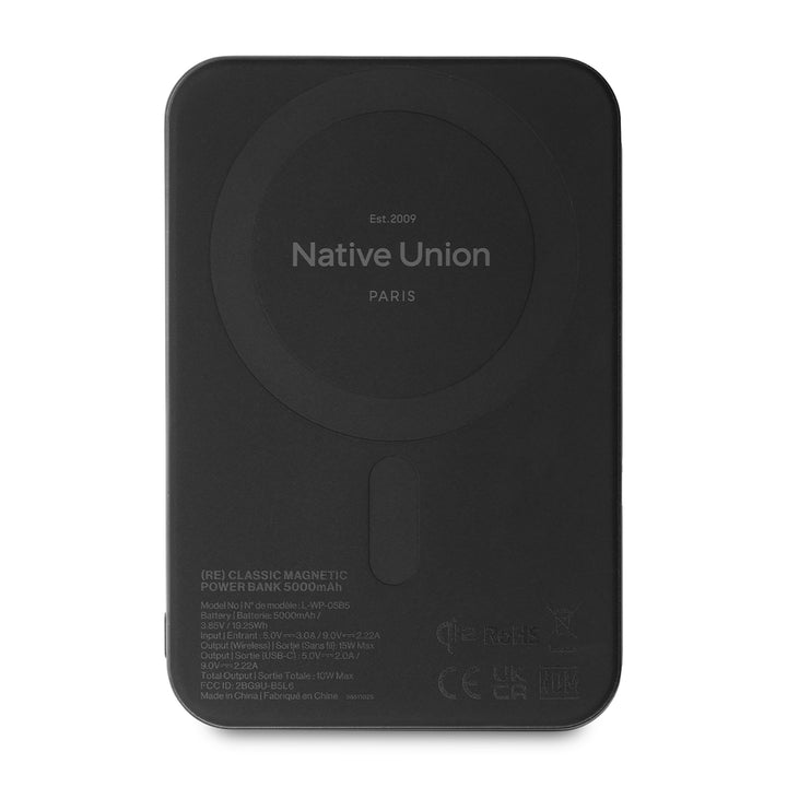 Native Union (RE)Classic Magnetic Power Bank 5000mAh
