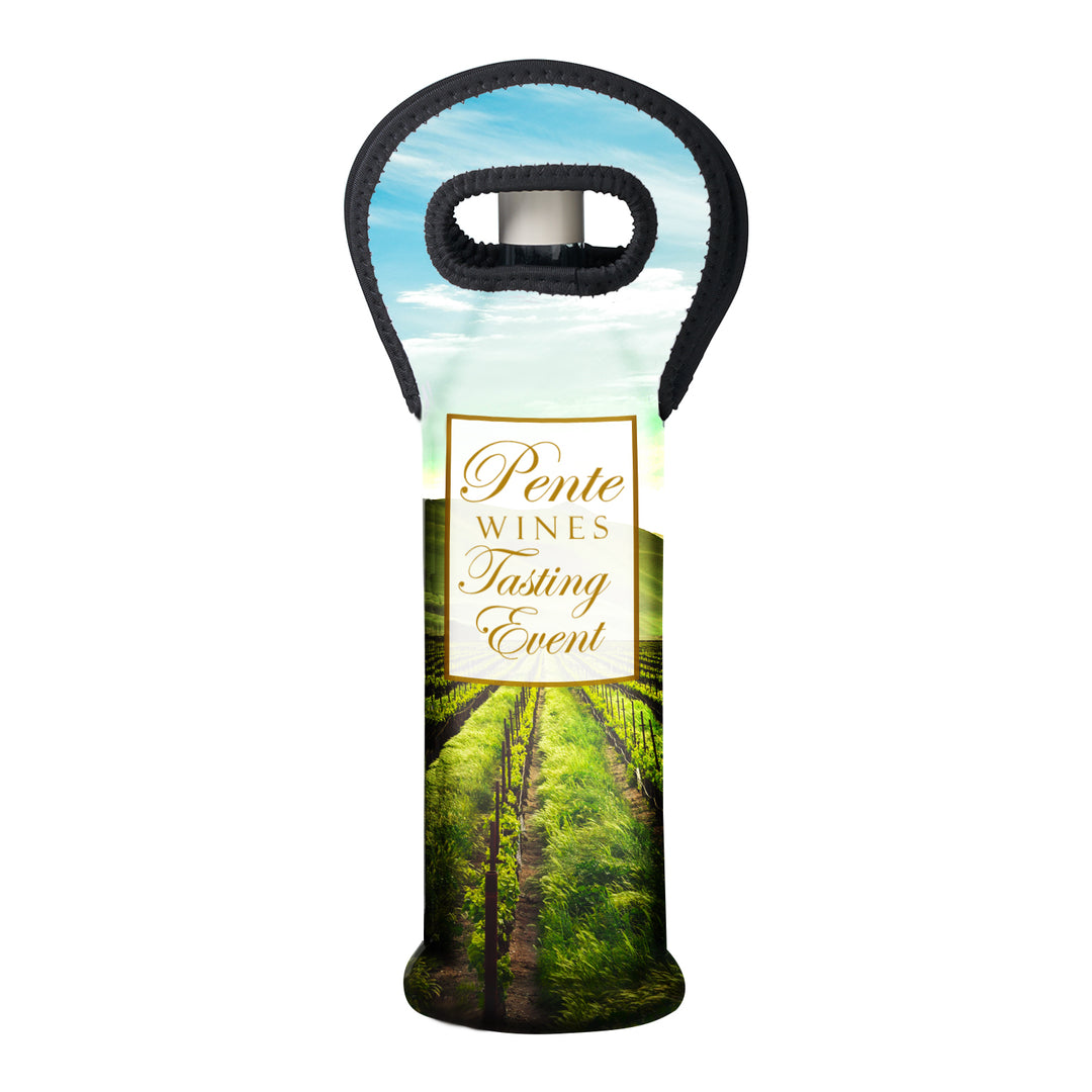Sublimated Neoprene Wine Carrier Holder