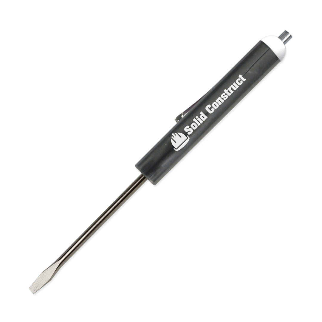 Pocket Screwdriver 1/8" Flat Tip Blade + Magnetic Top