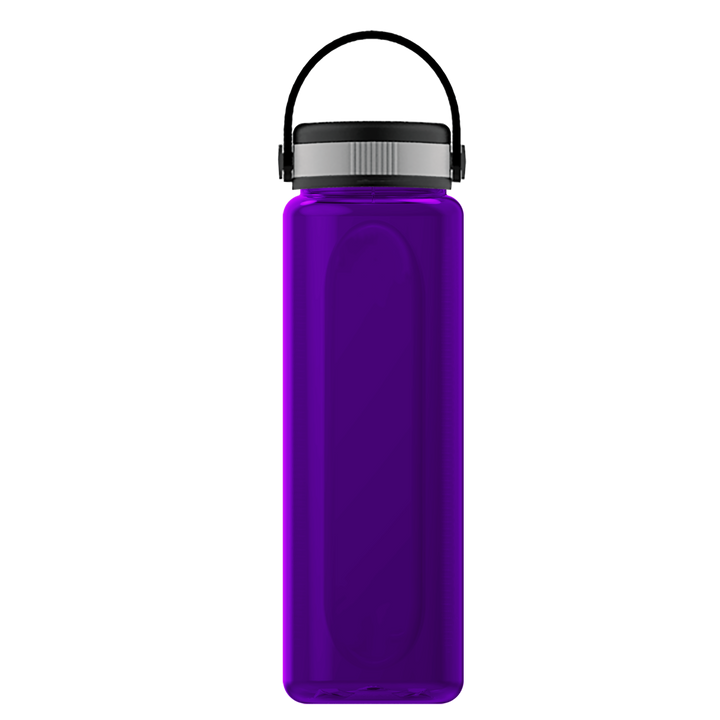 Boss Embossed RPET Bottle with Grip Lid - 26 oz.