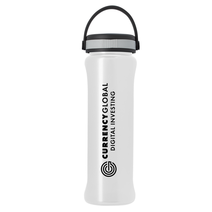 Boss Embossed RPET Bottle with Grip Lid - 26 oz.