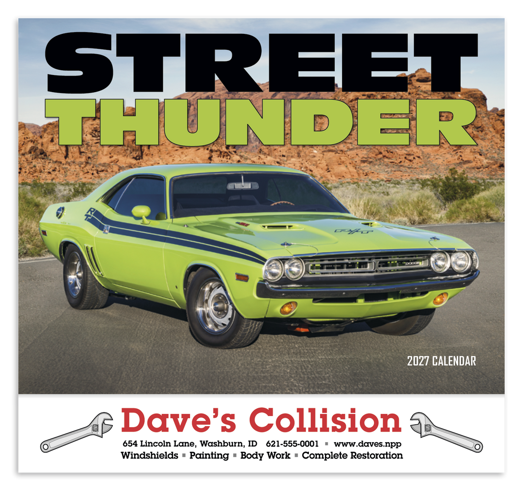 HotLine® Products Street Thunder Appointment Calendar - Stapled