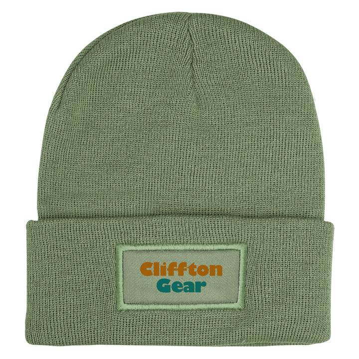 Patch rPET Knit Beanie With Cuff