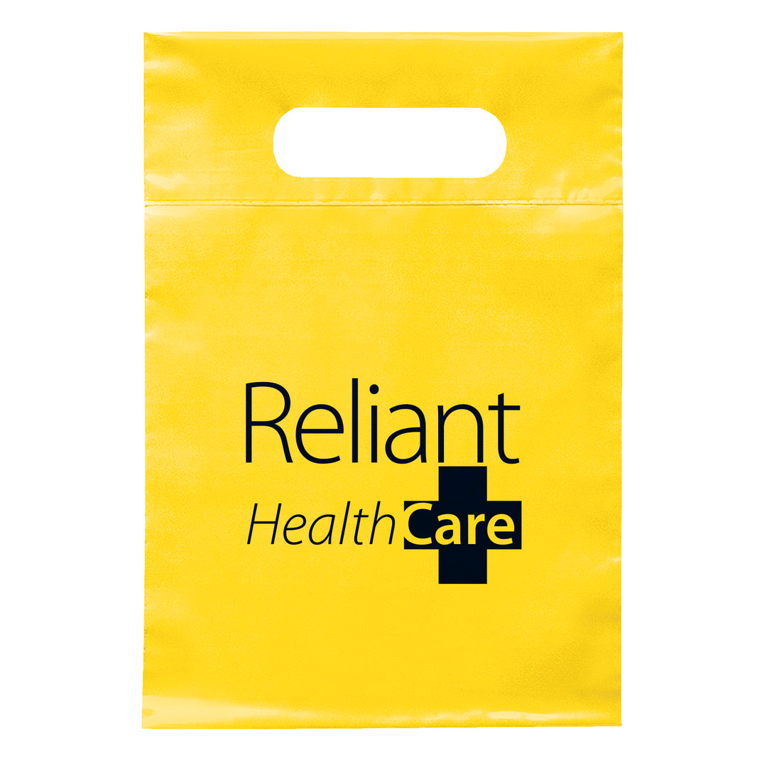 Die Cut Handle Bag - 7W x 10 1/2H - Flexo Ink Print
