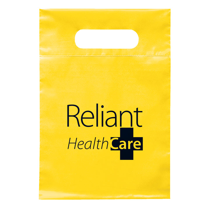 Die Cut Handle Bag - 7W x 10 1/2H - Flexo Ink Print