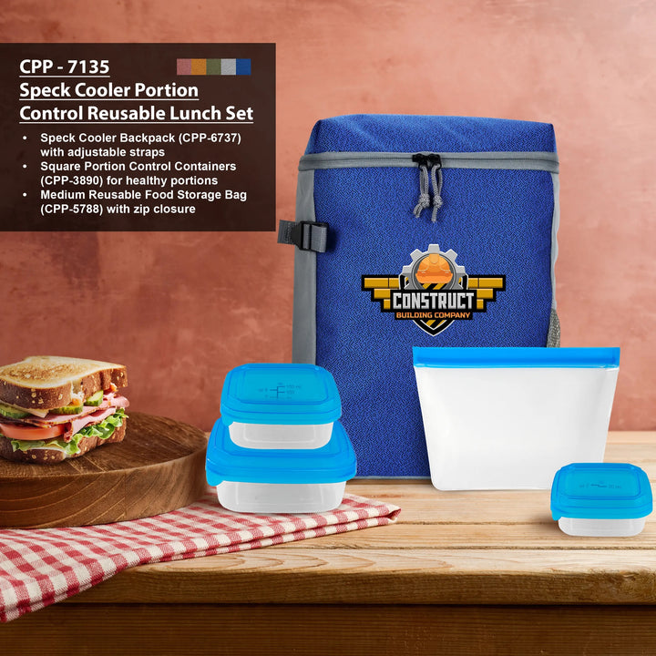 SPECK COOLER PORTION CONTROL REUSABLE LUNCH SET