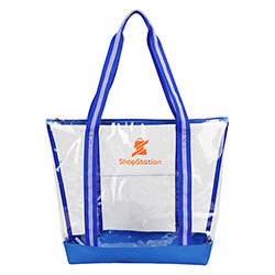 Diamond Clear TPU Zippered Tote