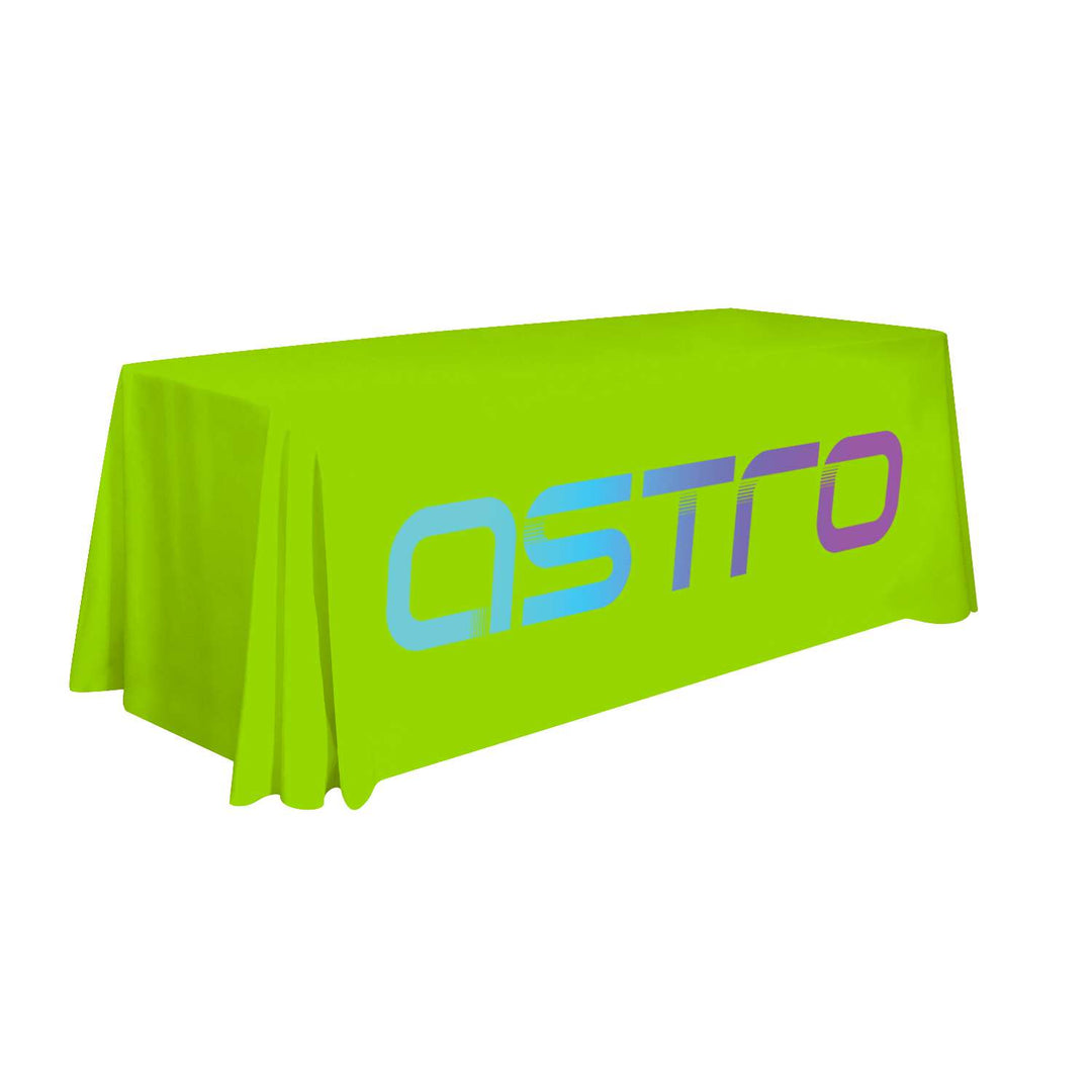 6' LazerLine 3-Sided Throw Full-Color Front Only