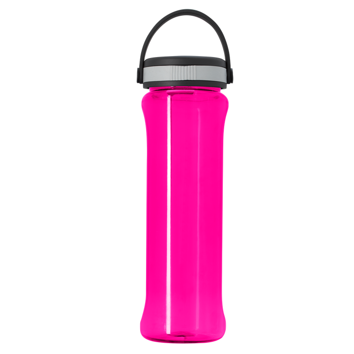 Boss Embossed RPET Bottle with Grip Lid - 26 oz.