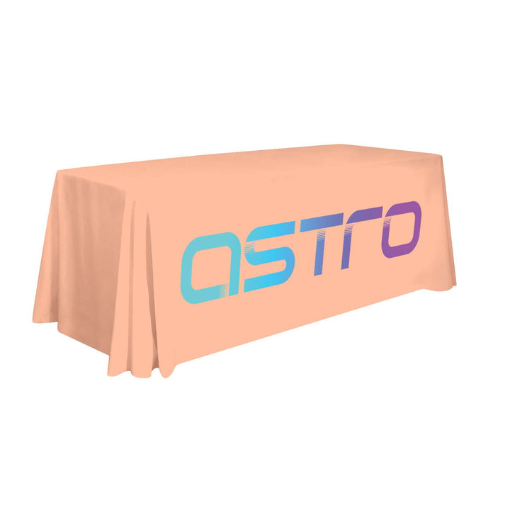 6' LazerLine 3-Sided Throw Full-Color Front Only