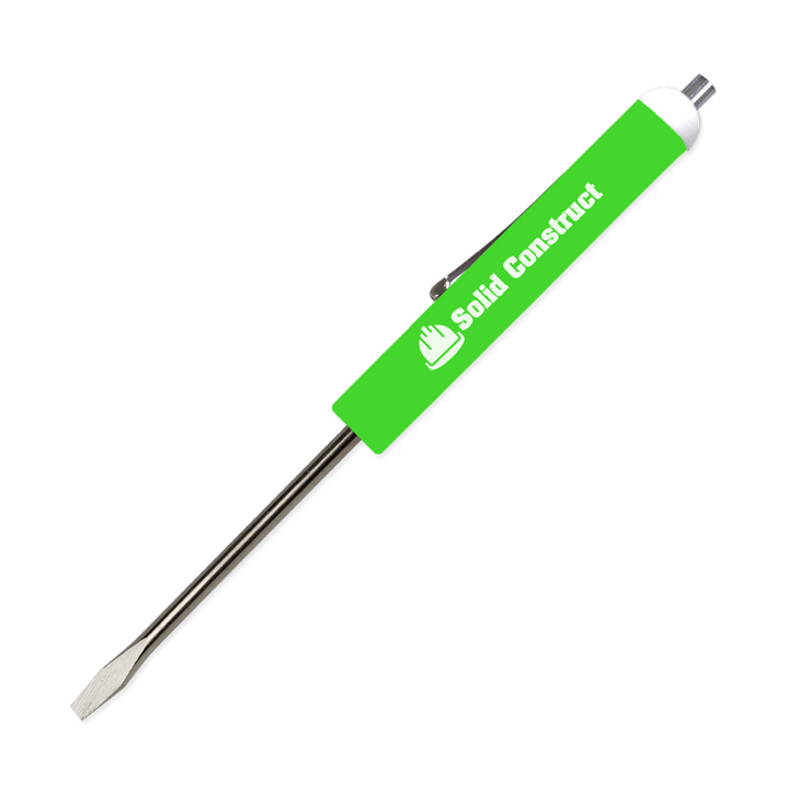 Pocket Screwdriver 1/8" Flat Tip Blade + Magnetic Top