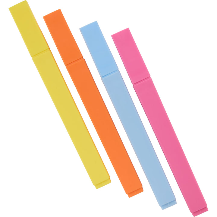 4-Piece Square Recycled Highlighter Set