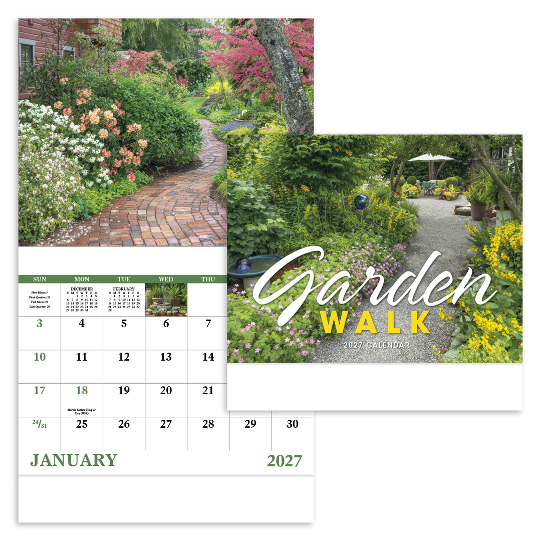 Good Value™ Garden Walk - Stapled Calendar