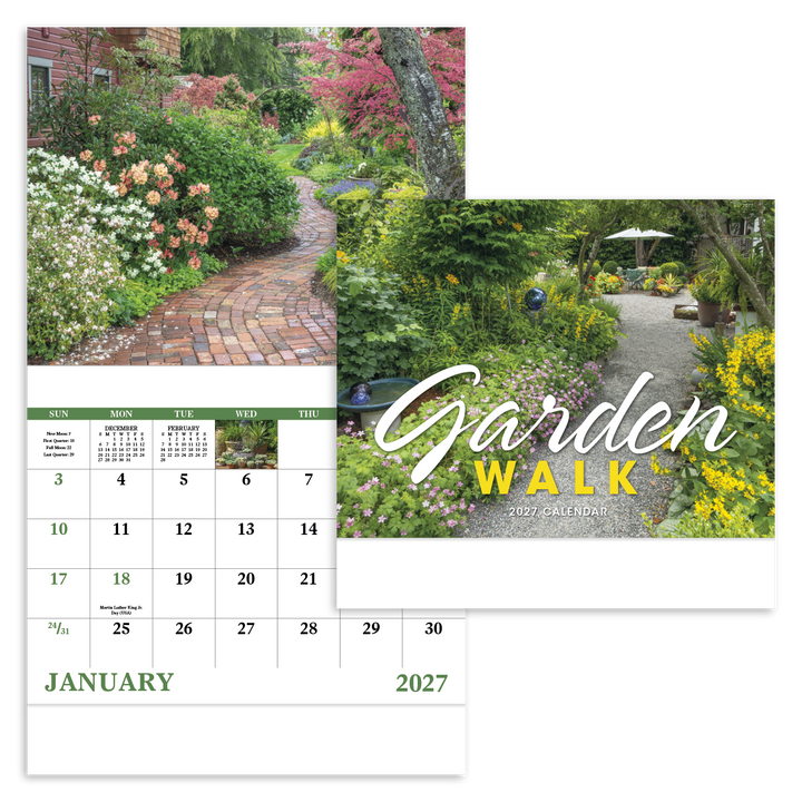 Good Value™ Garden Walk - Stapled Calendar