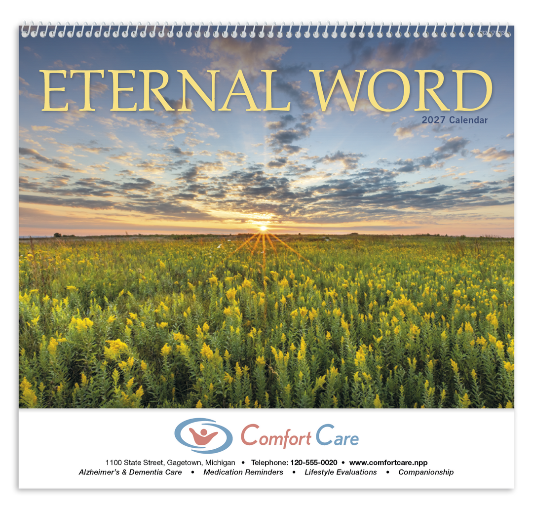 Good Value™ Eternal Word without Funeral Planner - Spiral Calendar