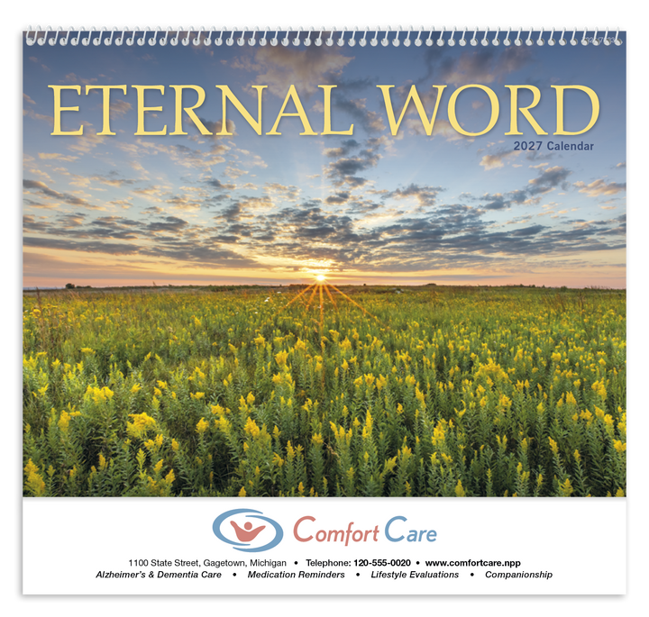 Good Value™ Eternal Word without Funeral Planner - Spiral Calendar
