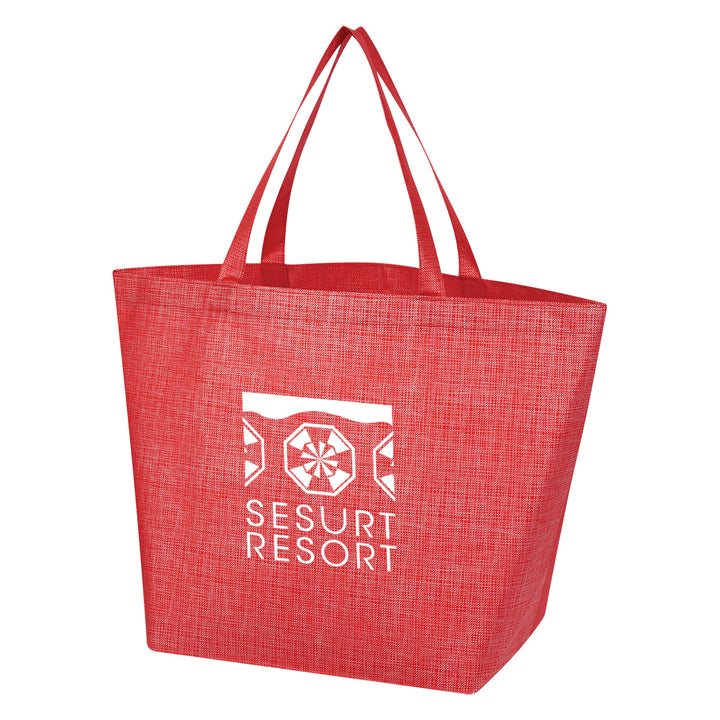 Crosshatch Non-Woven Tote Bag
