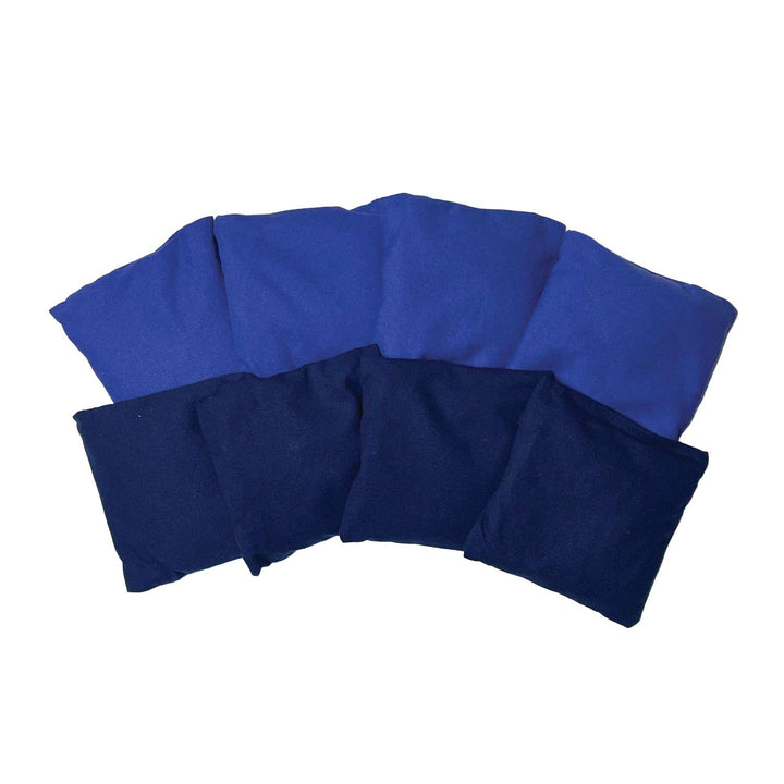 Portable Cornhole, 4 Navy & Royal Bean Bags