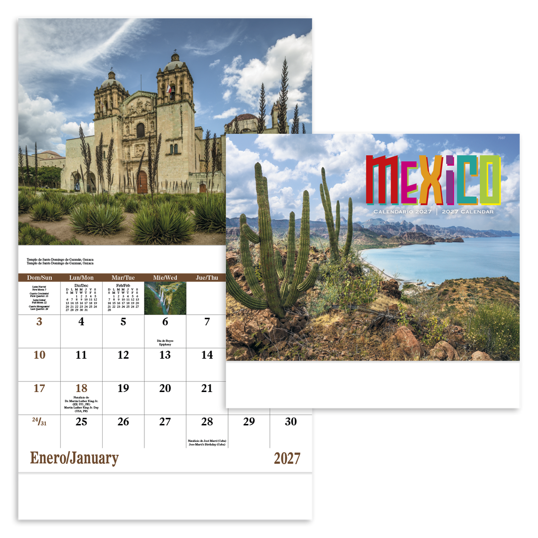 Good Value™ Mexico - Stapled Calendar
