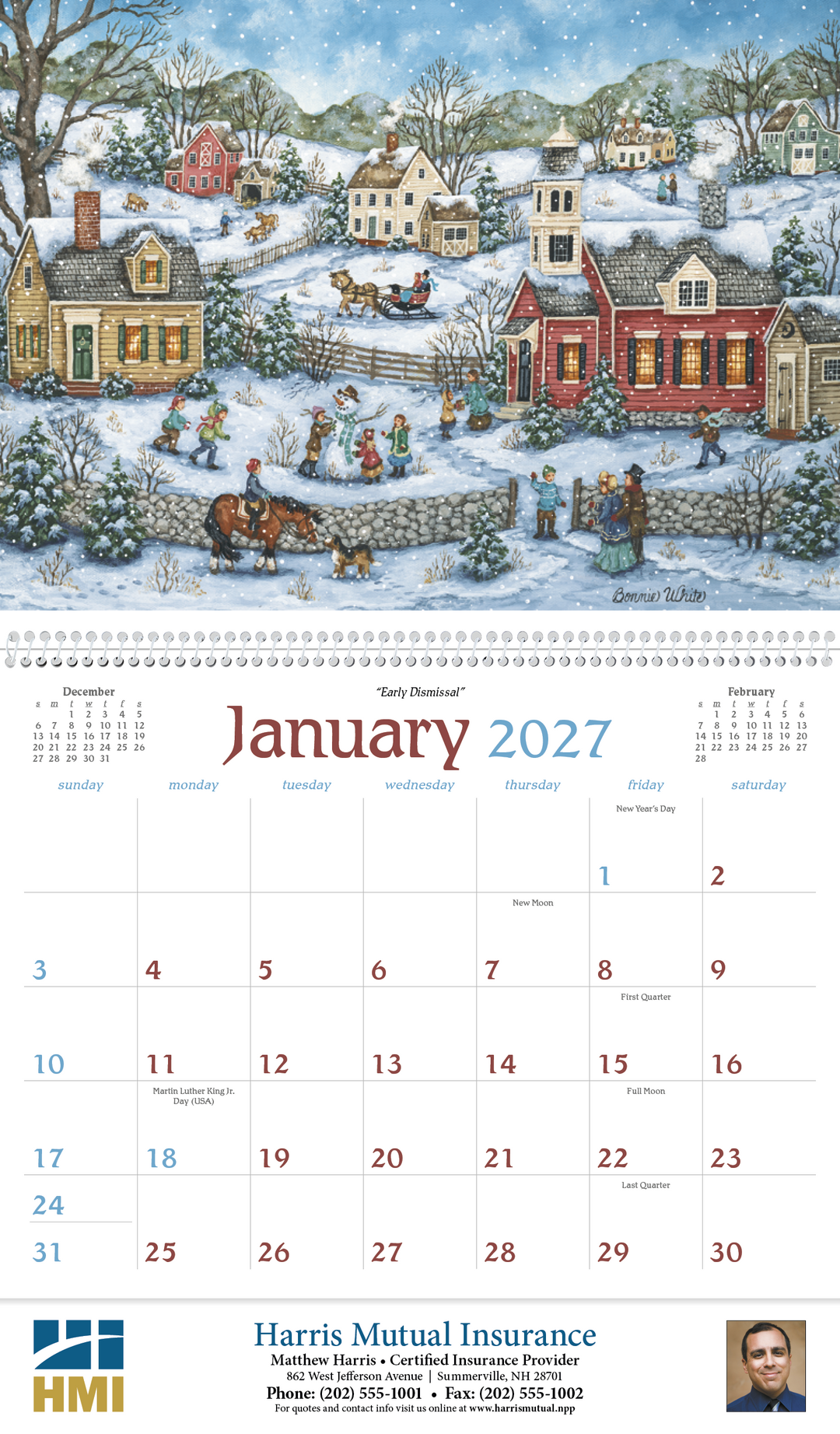Triumph® Calendars Folk Art Calendar