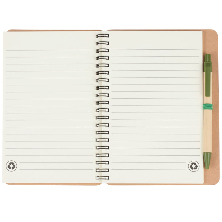 FSC® Mix 5" x 7" Eco Spiral Notebook with Pen